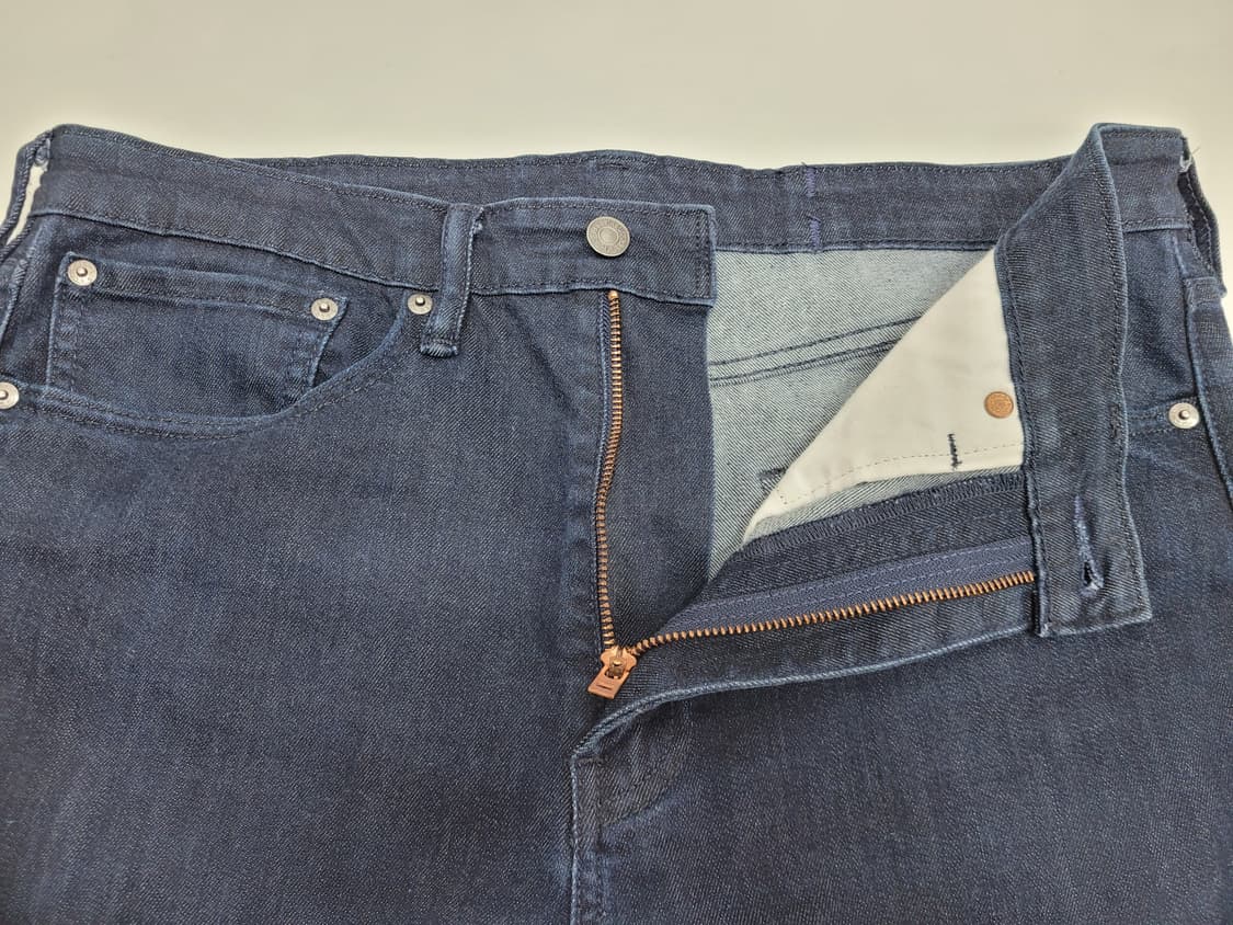 LEVI'S 리바이스 522 블랙가죽탭 데님 청바지 / 남 34 중청
 상품이미지7