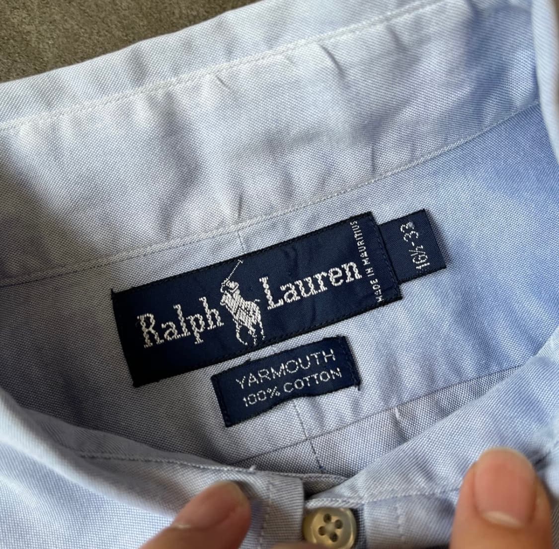 폴로 정품 스카이블루 포플린 멀티포니 긴팔 셔츠 상품이미지2