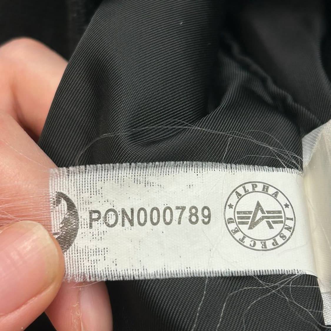 알파인더스트리 블랙 B-15 자켓 M 상품이미지4