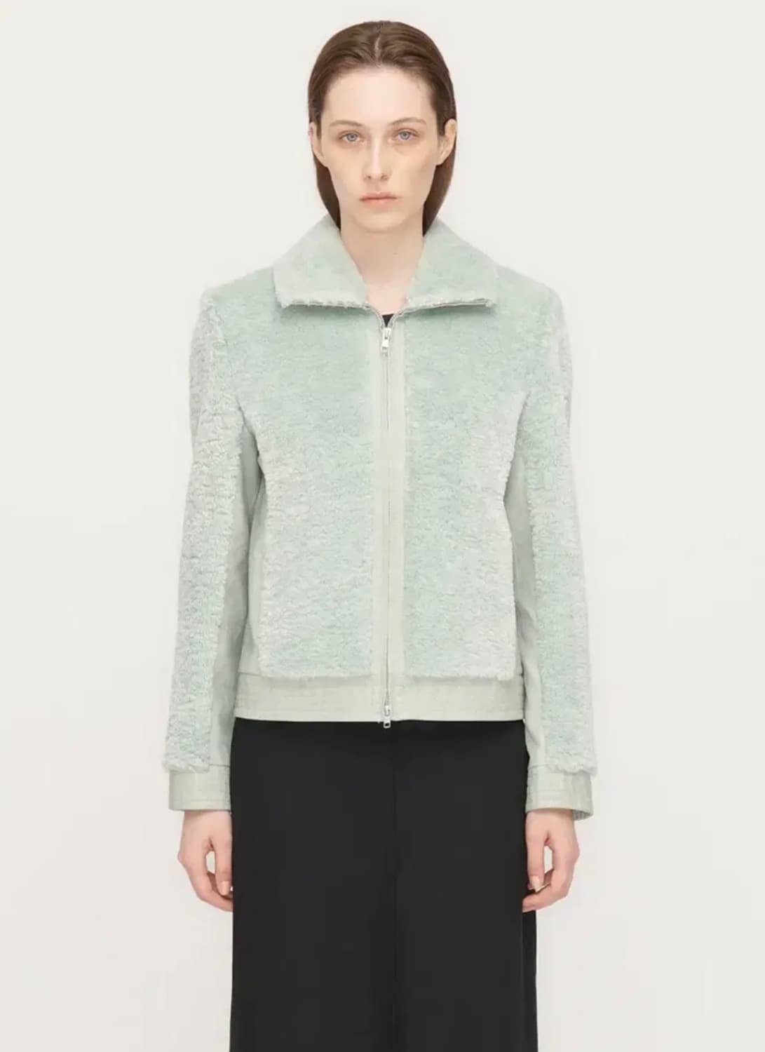 오픈와이와이 더오픈 프로덕트 시어링 바이커 자켓 상품이미지1