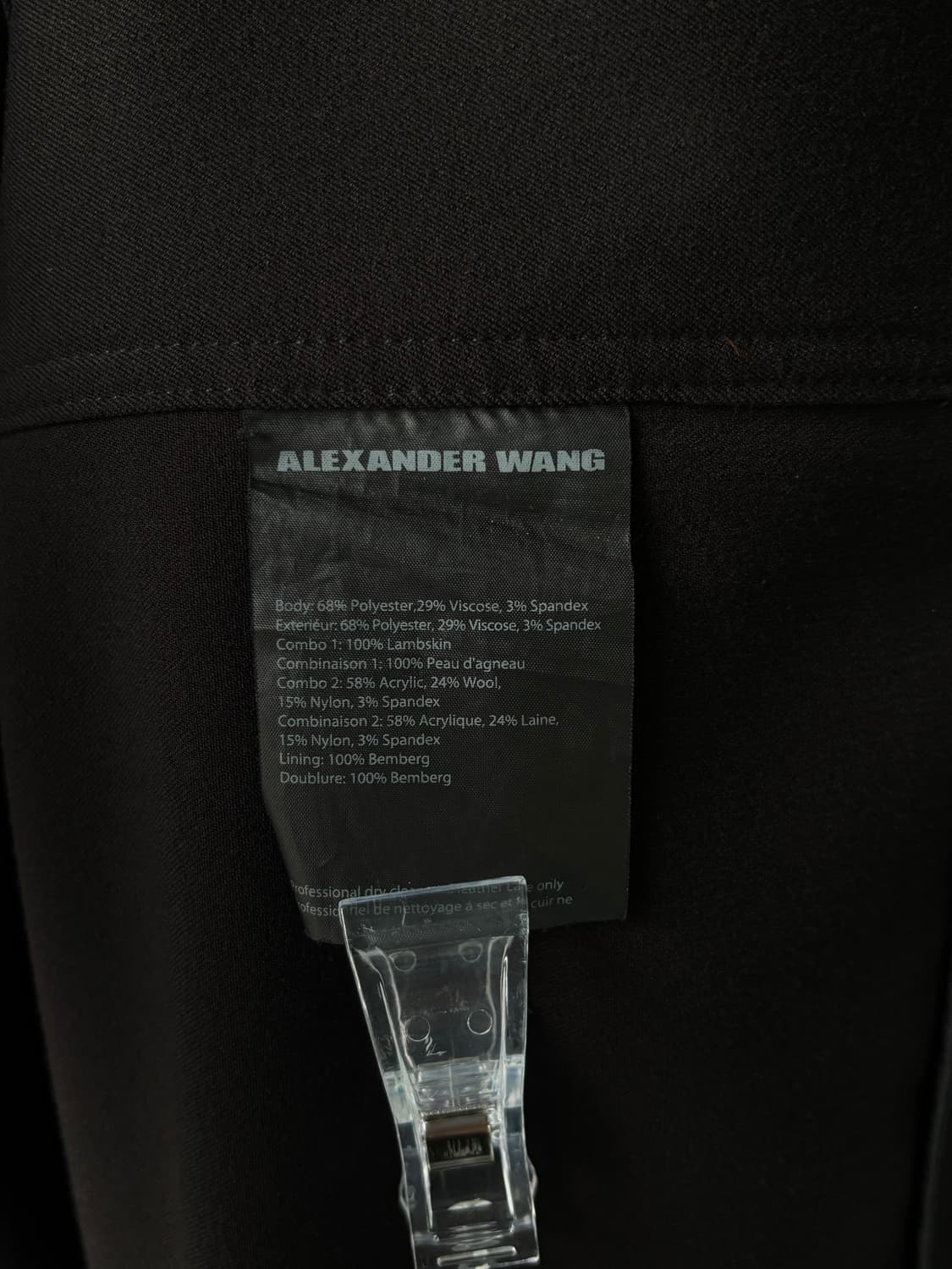 알렉산더왕 레더 암 더블 브레스트 코트  상품이미지7