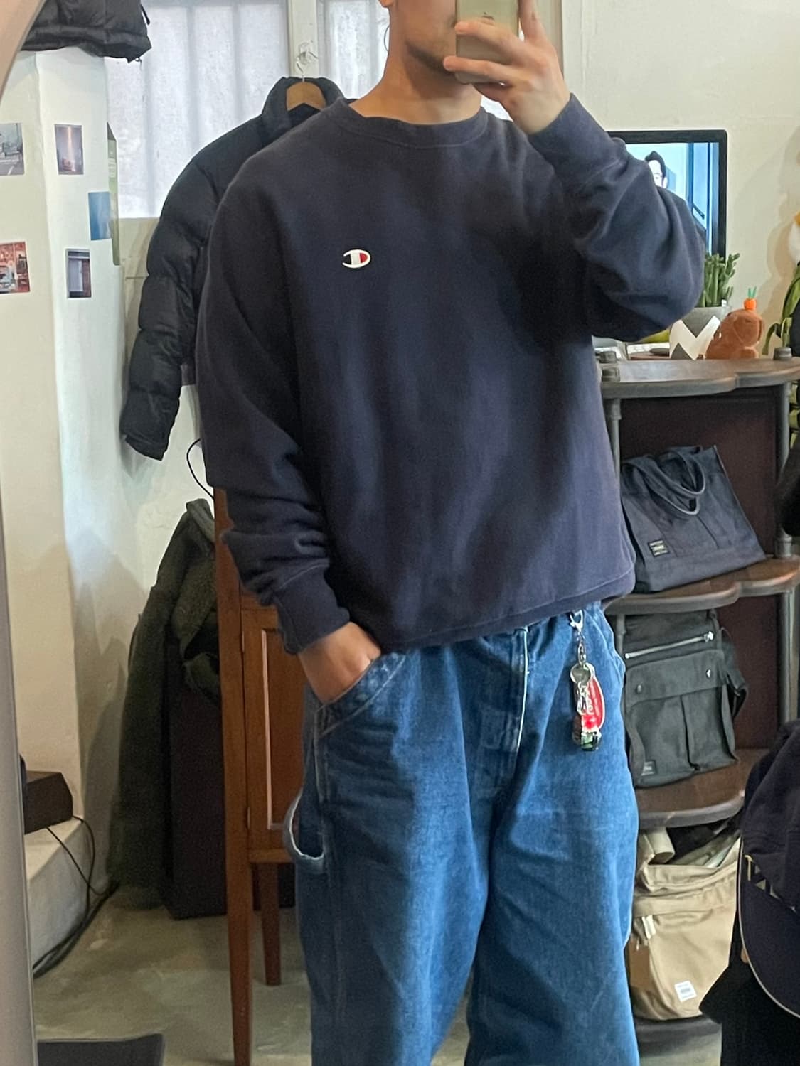 챔피온 리버스 위브 스웻 셔츠 L 상품이미지2