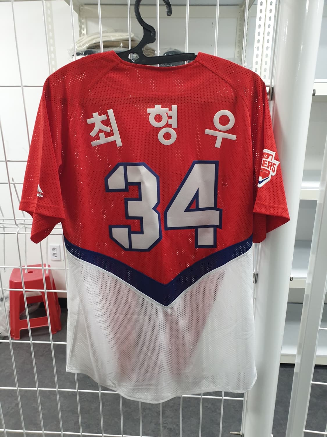 기아 타이거즈 마제스틱 유니폼 새상품 100사이즈 최형우 마킹 판매합니다 상품이미지2