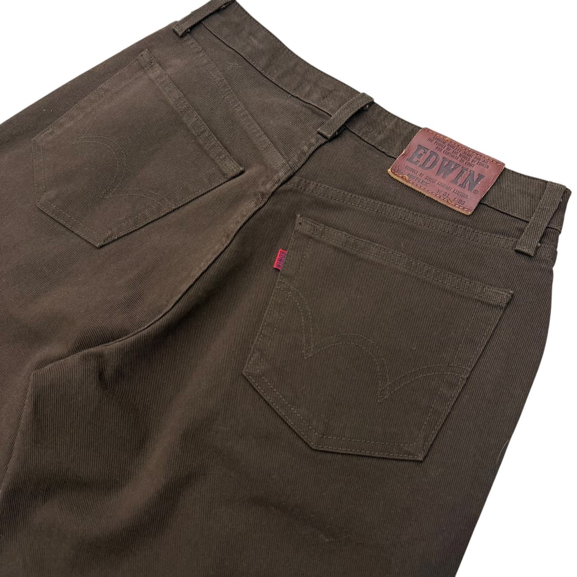에드윈 503 브라운 코튼팬츠 상품이미지6