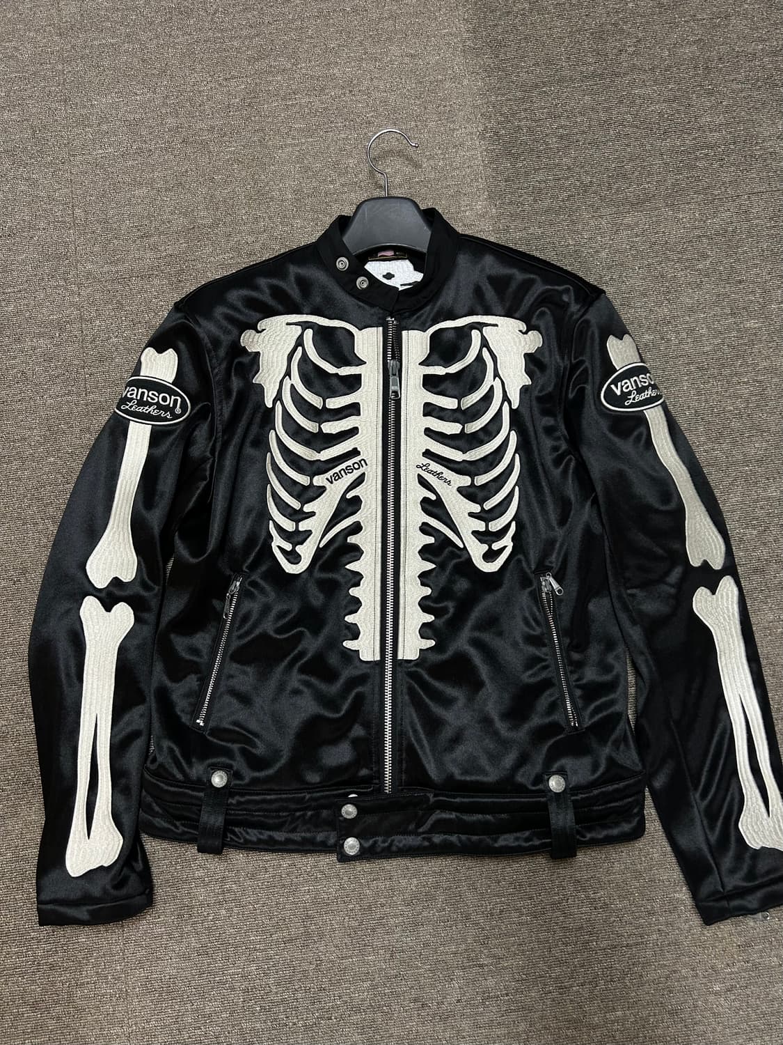 밴슨 본 레더 자켓 XL판매글 상품이미지1