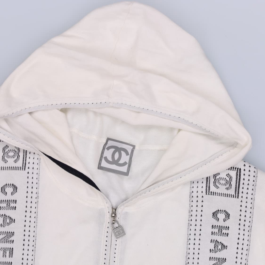 40 샤넬 여성 니티드 후드집업 0427H1 상품이미지3