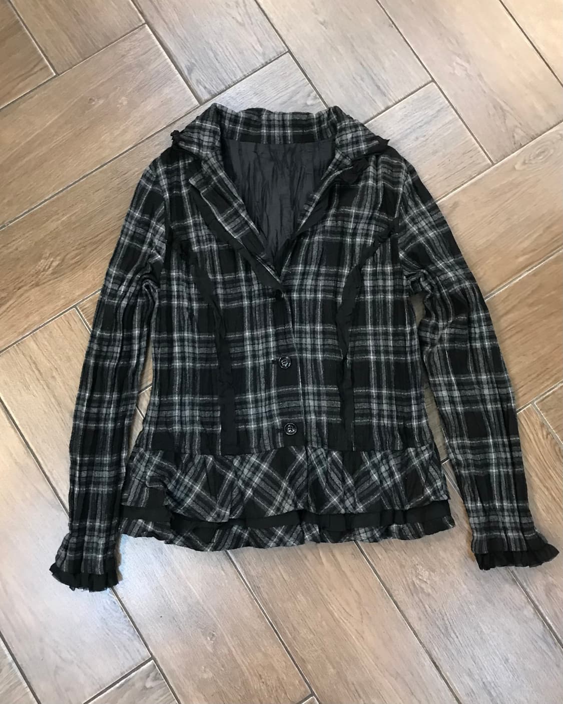 🖤체크 프릴 코디 세트 🖤 상품이미지5