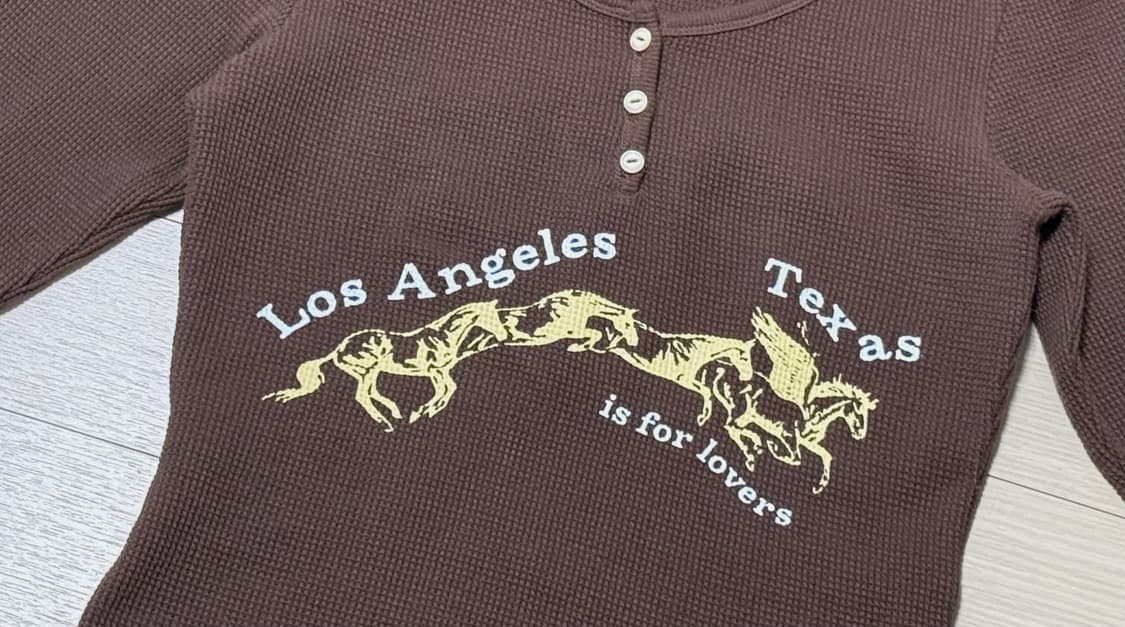 글로니 텍사스 와플 롱슬리브 상품이미지3