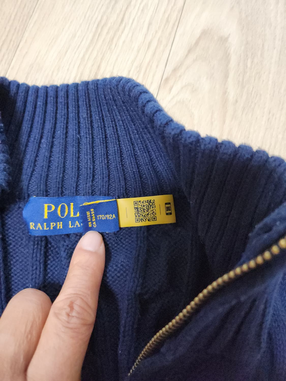 폴로랄프로렌 하프집업니트 (S 상품이미지8