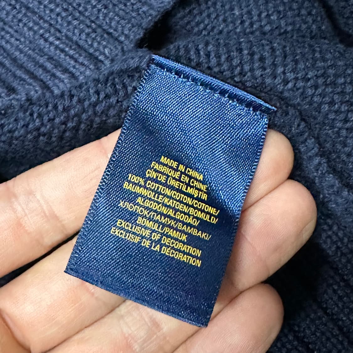 폴로랄프로렌 후드집업니트  상품이미지4