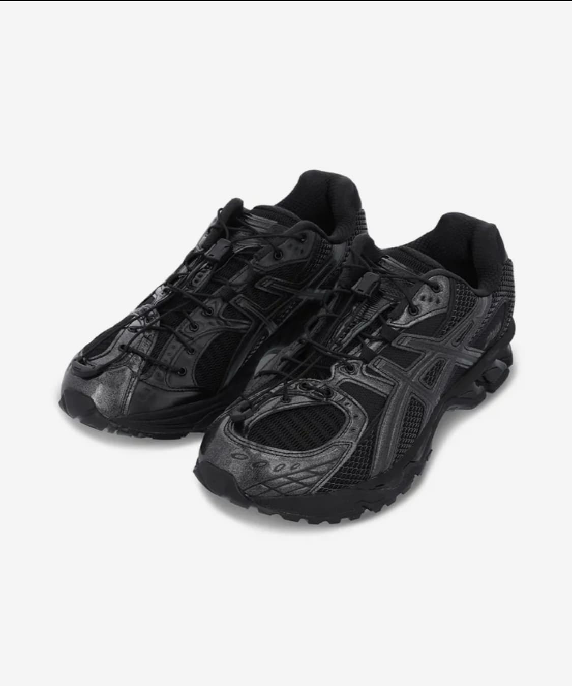 (265)아식스 X 언어펙티드 젤-님버스 10.1 - 블랙:블랙 상품이미지2