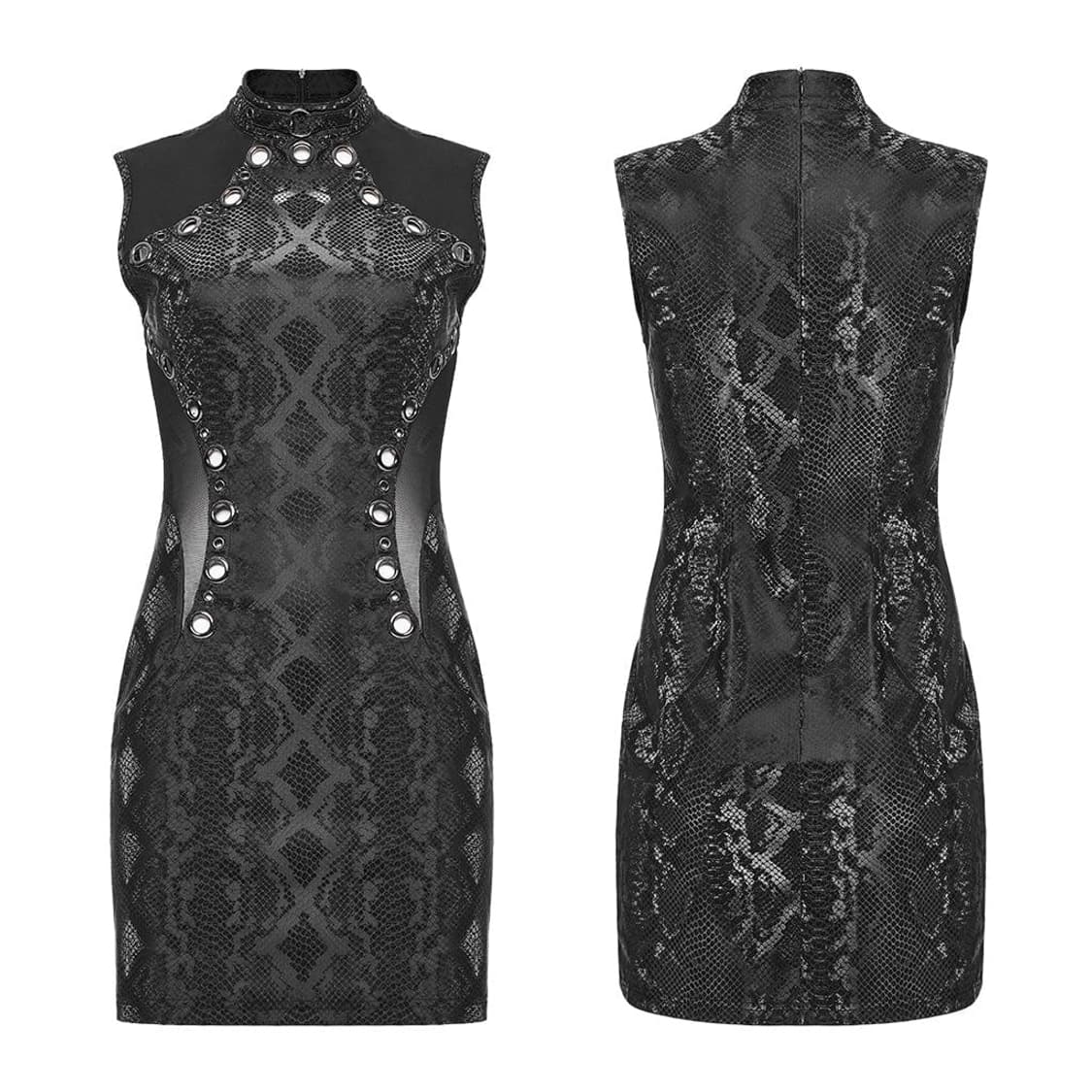 펑크레이브 링 컷아웃 원피스 상품이미지3