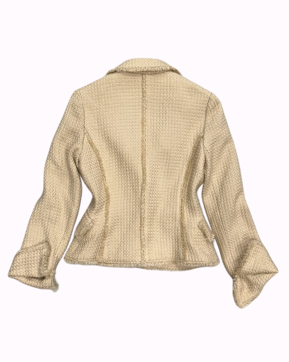 bold wool tweed beige blazer 상품이미지5