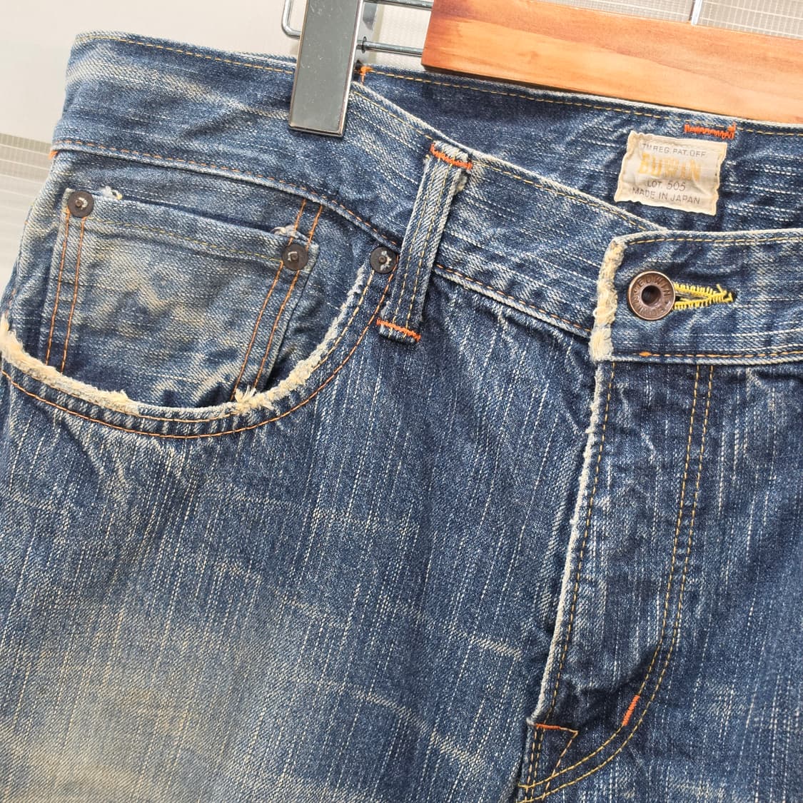 에드윈 511 빈티지 더티워싱 플레어진- 31-32 상품이미지3