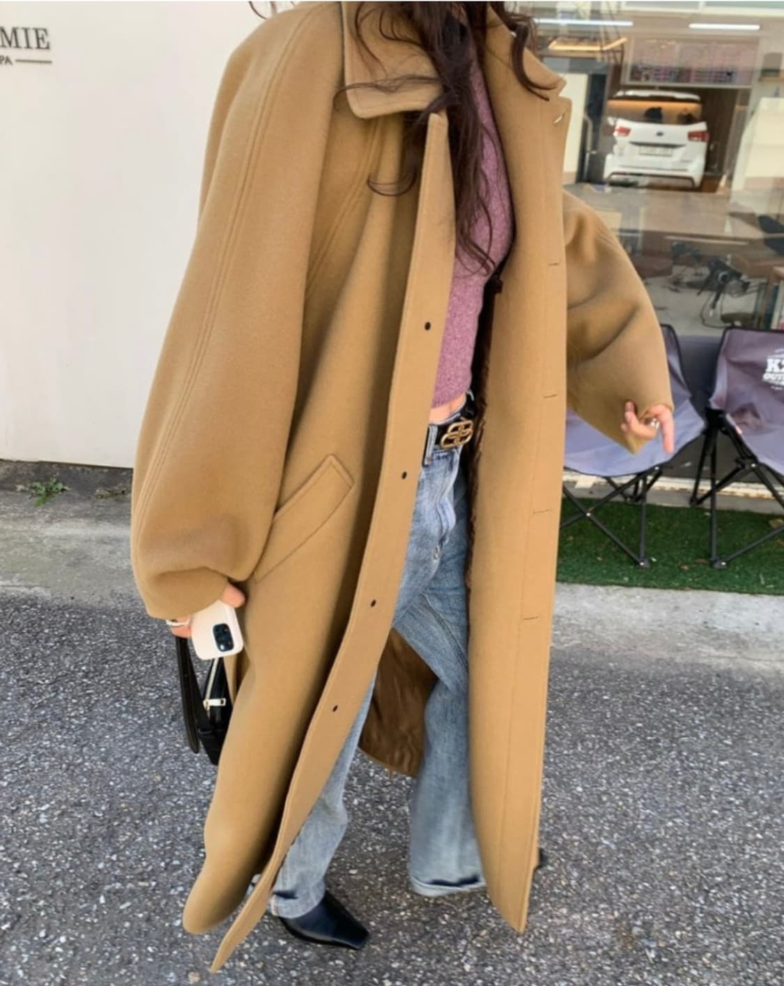 에토스 래글런코트 카멜 상품이미지4