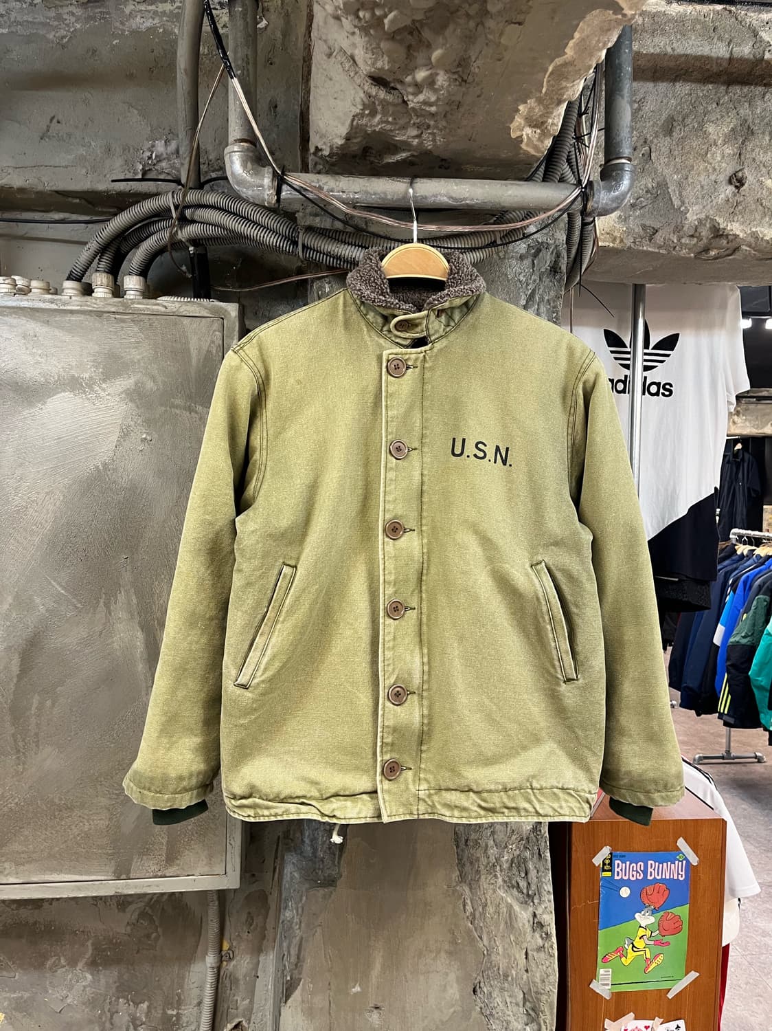 USN 밀리터리 덱자켓 M #csz2747  상품이미지1