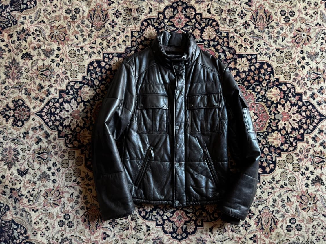 BALLY 발리 램스킨 레더 필드 자켓 100 상품이미지1