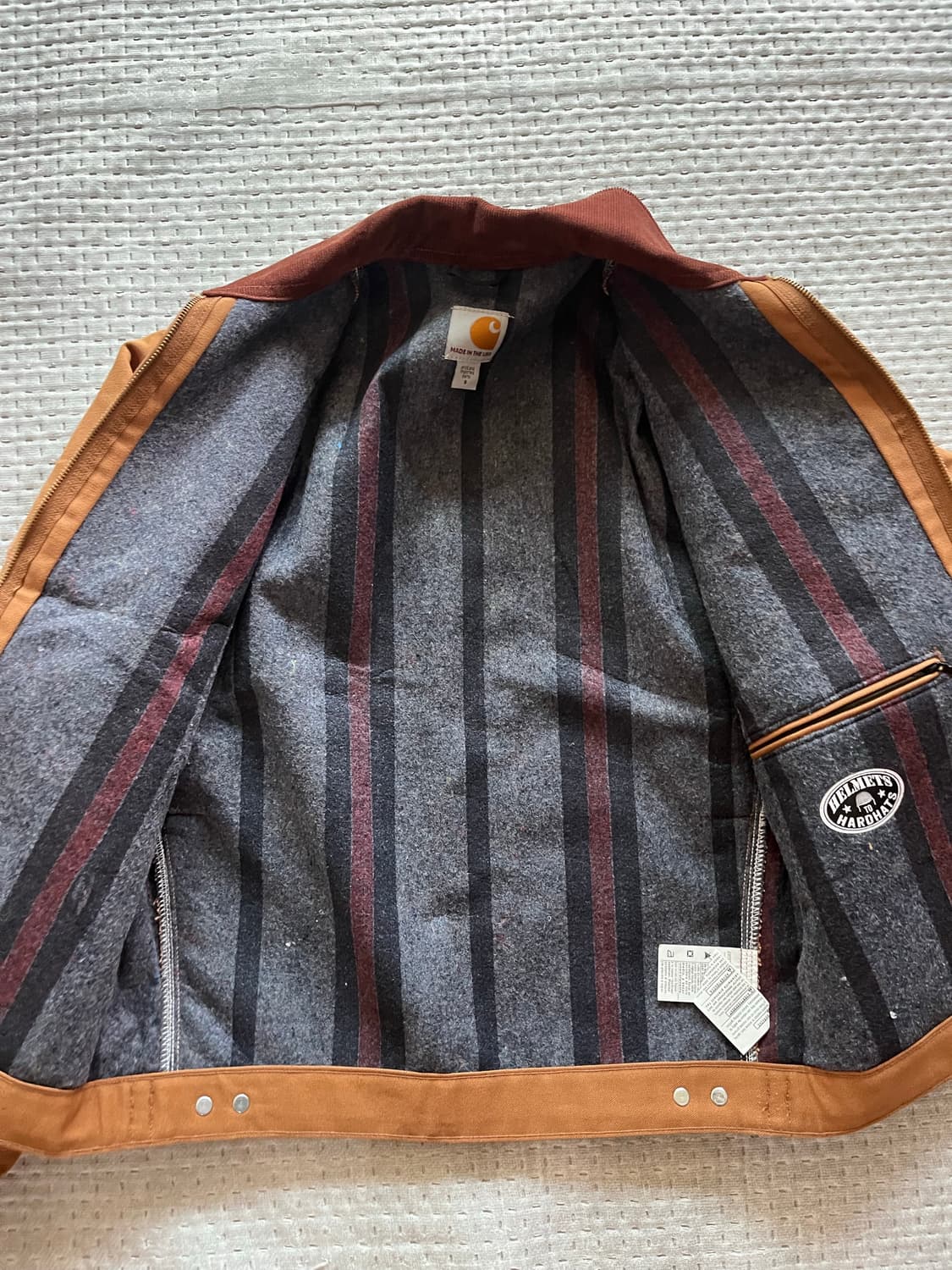 [S] 칼하트 디트로이트 자켓 브라운 j001 상품이미지4