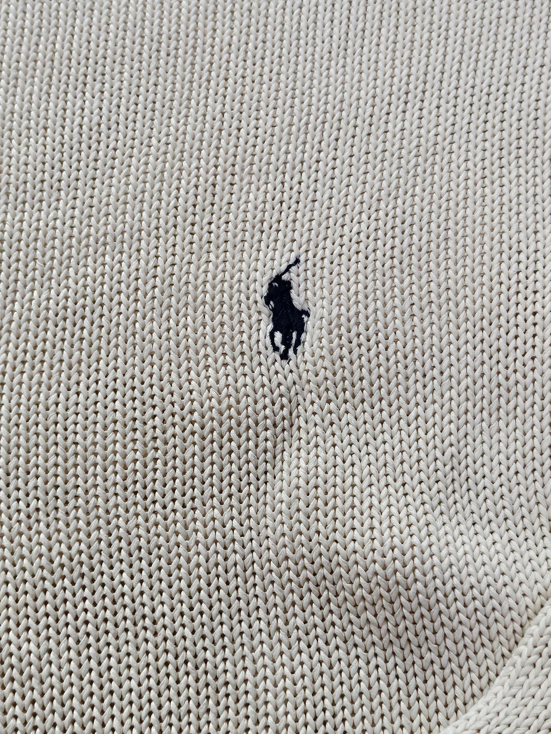 폴로 랄프로렌 라운드넥 오버핏 면 니트 상품이미지3