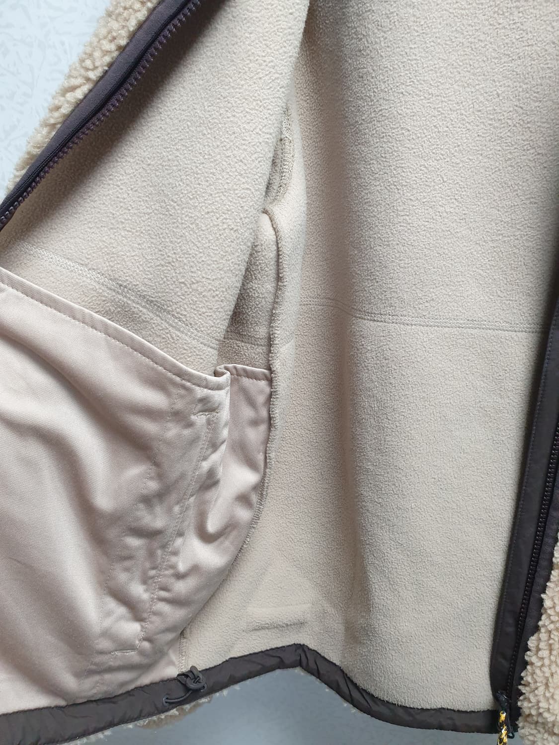 [남95] 노스페이스 플리스 후드집업 카멜 상품이미지9