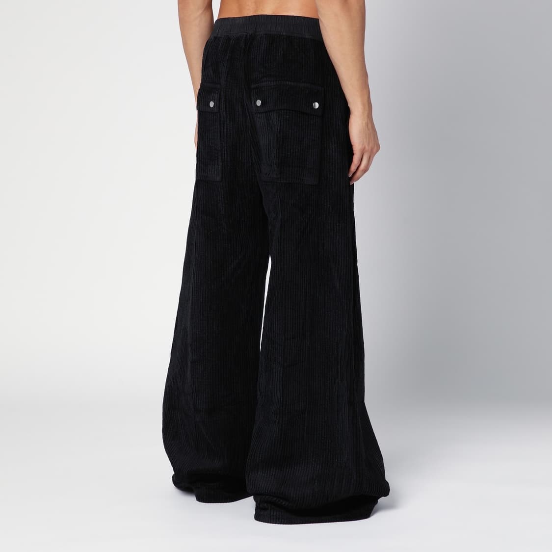 (S) 릭오웬스 다크쉐도우 게스 벨라스 벨벳 팬츠 블랙 상품이미지5