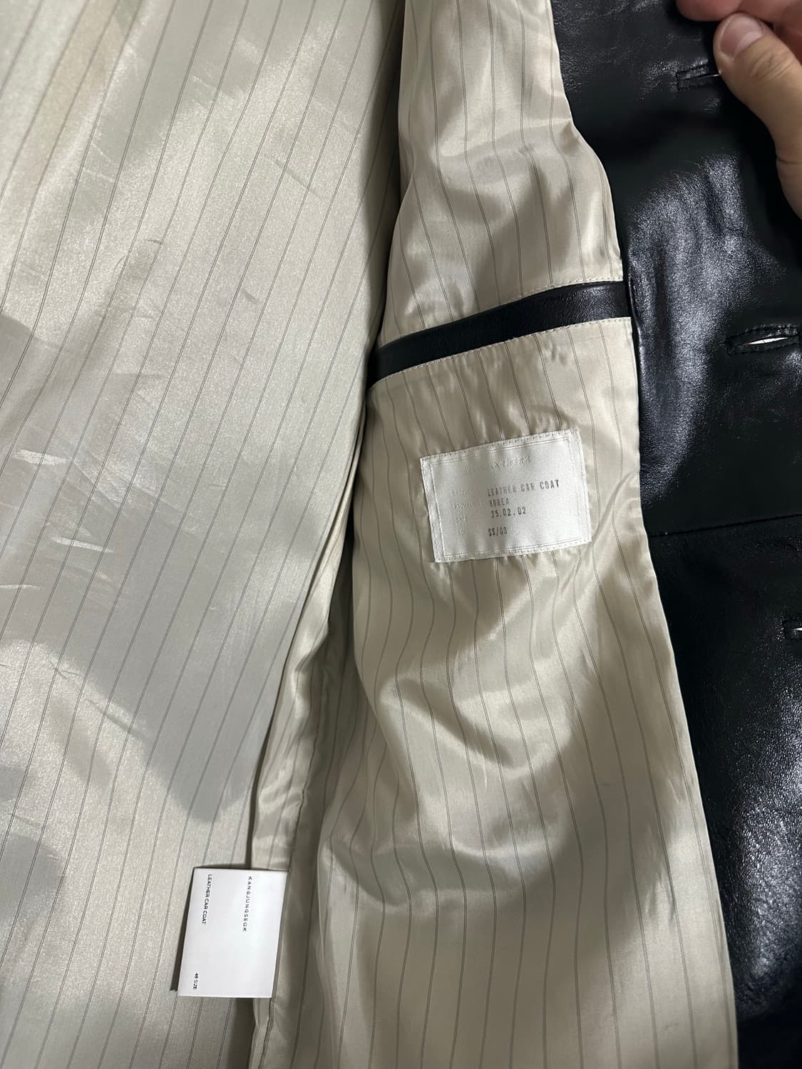 48사이즈) 강정석 퍼머넌트 카코트 상품이미지4