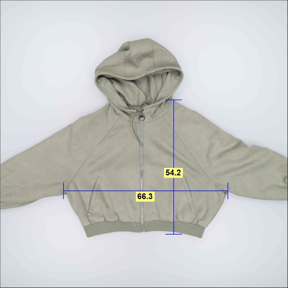 L 자라 여성 스웨이드 크롭 후드집업 0424H1 상품이미지6