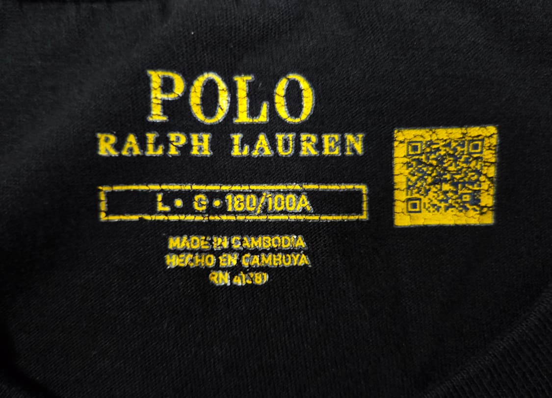 폴로 랄프로렌 블랙 로고 반팔 티셔츠 상품이미지6