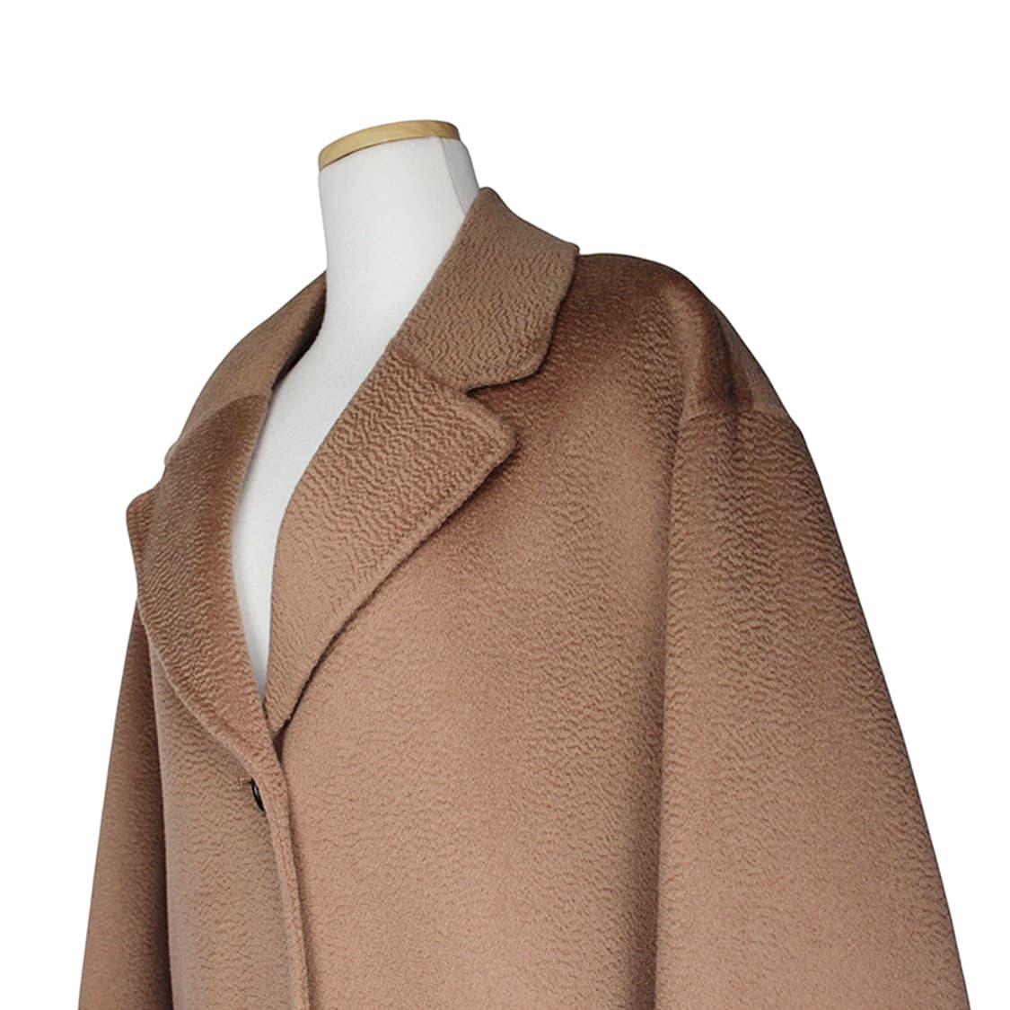 S막스마라 카멜 울캐시미어 롱코트 40 상품이미지4