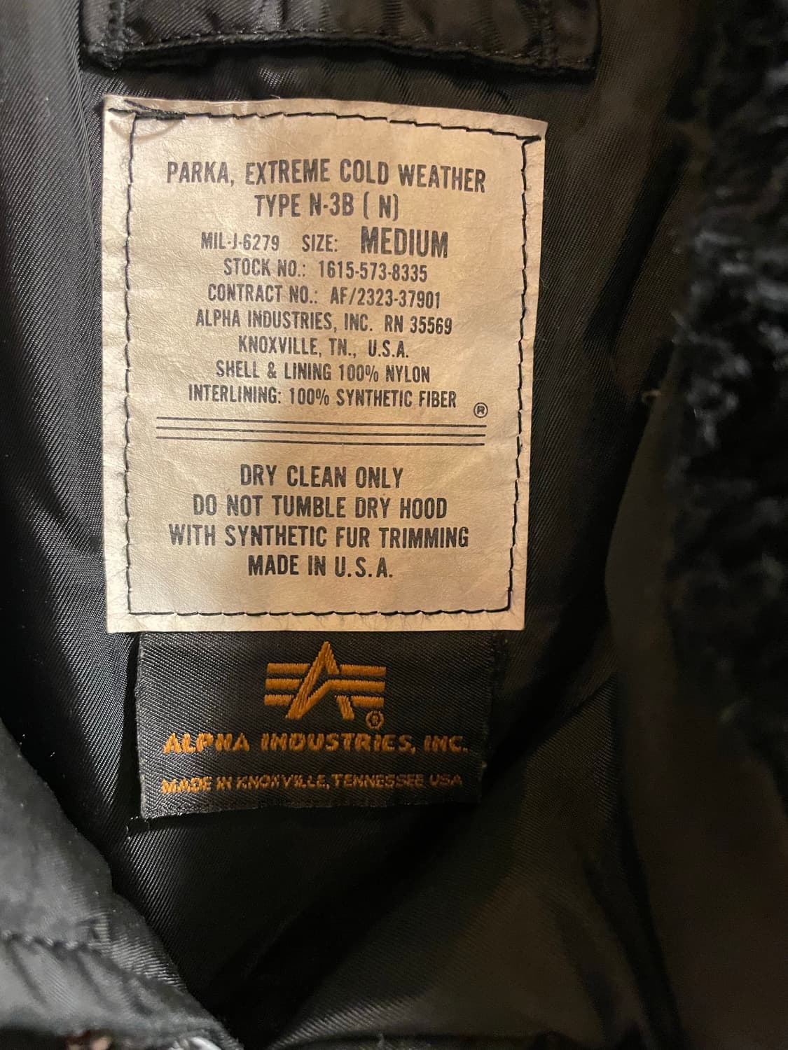 알파인더스트리 n3b usa  상품이미지3