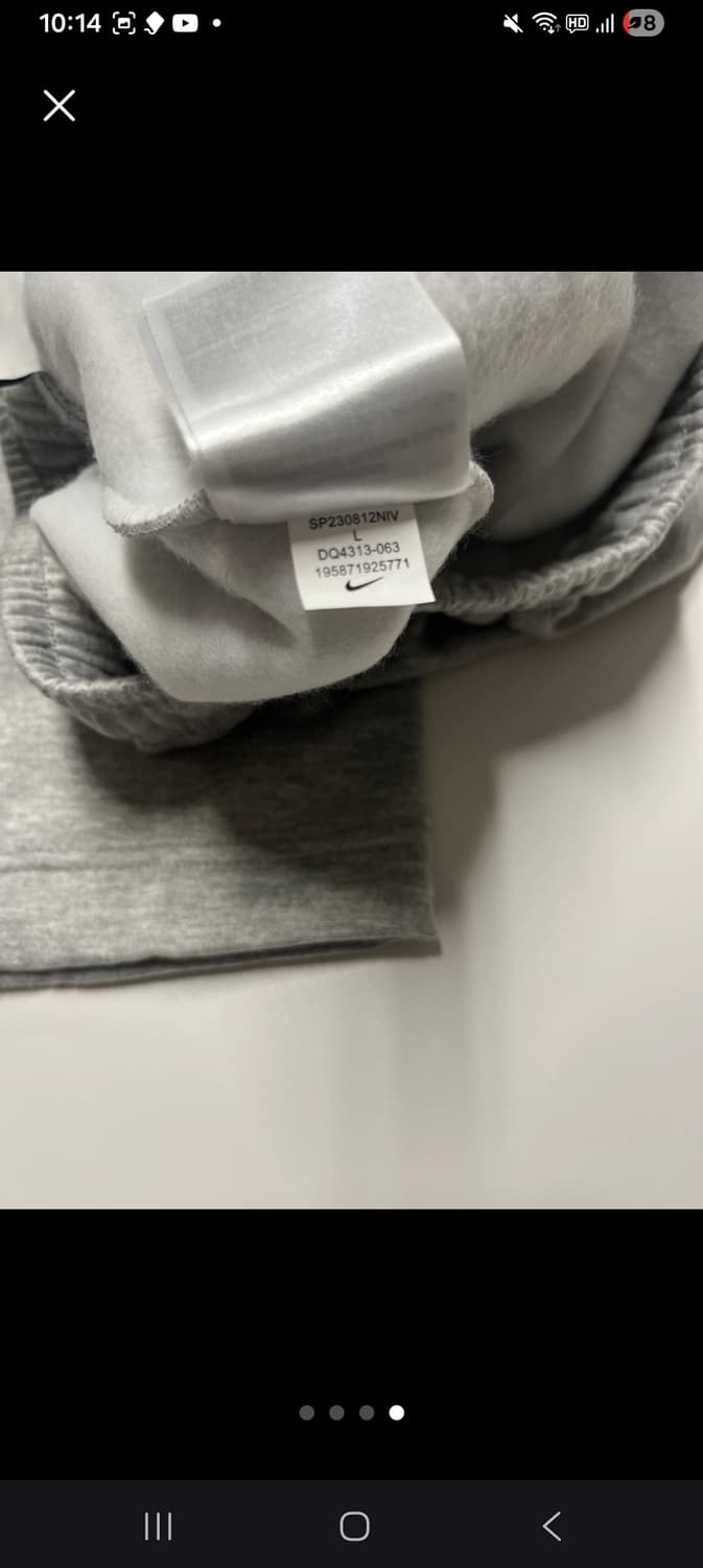 나이키 테크팩 기모트레이닝복 상하의 L 상품이미지3