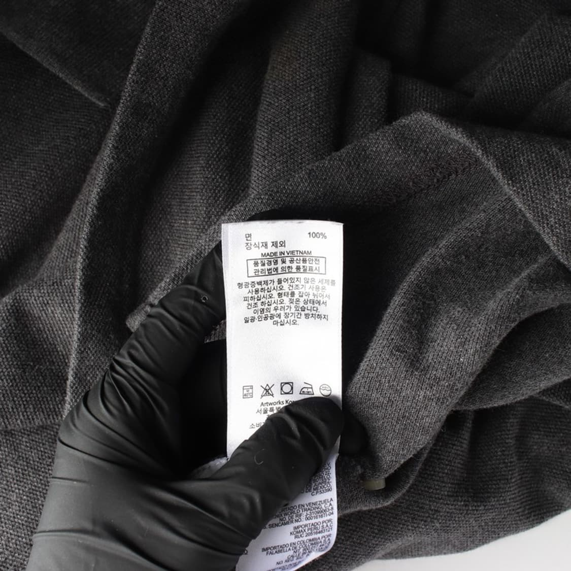 브룩스브라더스 다크그레이 골든플리스 폴로티 M 상품이미지6