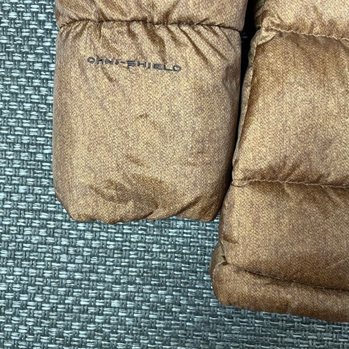 콜롬비아 여성 옴니쉴드 브라운 구스 다운 패딩 S 상품이미지4