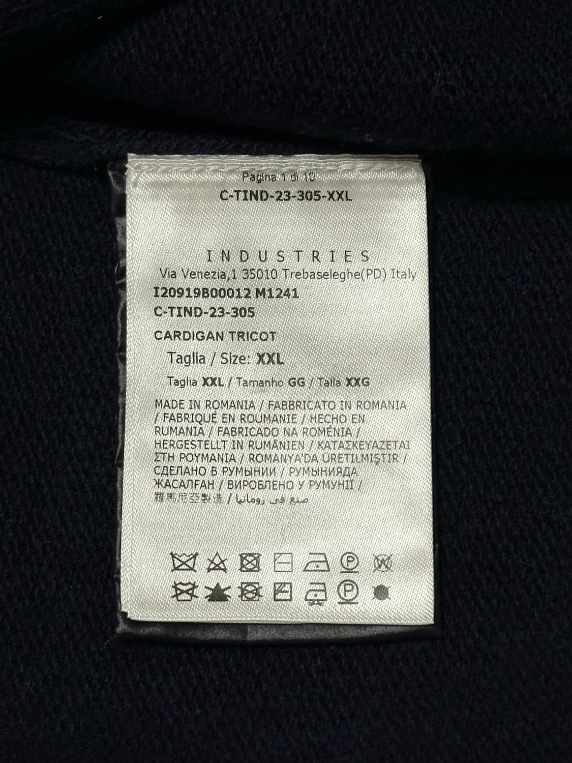 몽클레어 트리콧 니트 자켓 23fw XXL(105-110) 새상품 상품이미지3