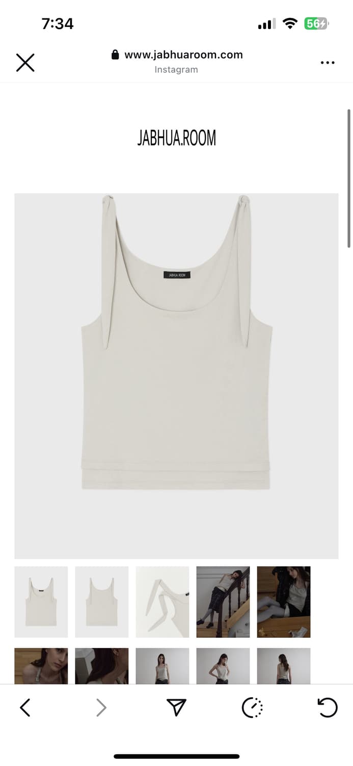 Jabhua.room layered tie sleeveless  상품이미지1