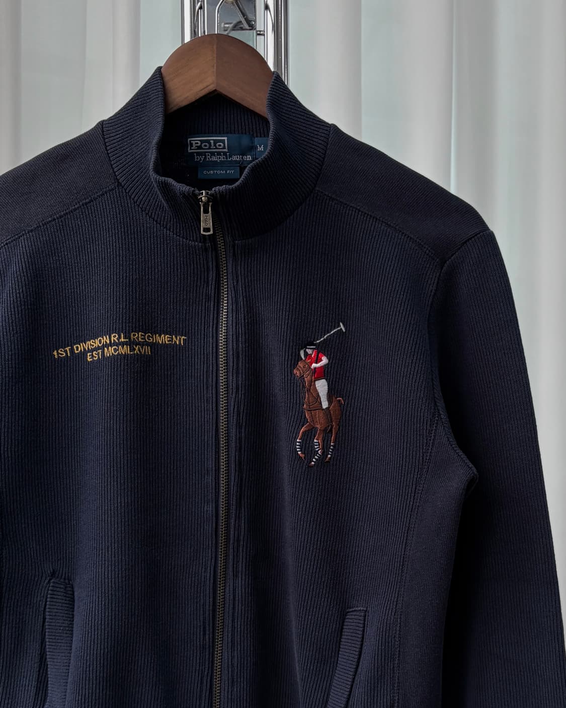 [M]폴로 랄프로렌 빅포니 치프키프 니트 집업 navy 상품이미지5