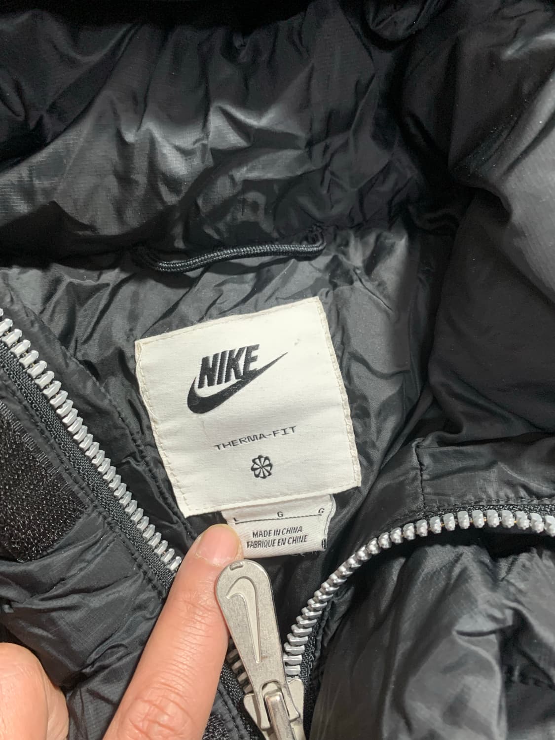 나이키 블랙 패딩 상품이미지5