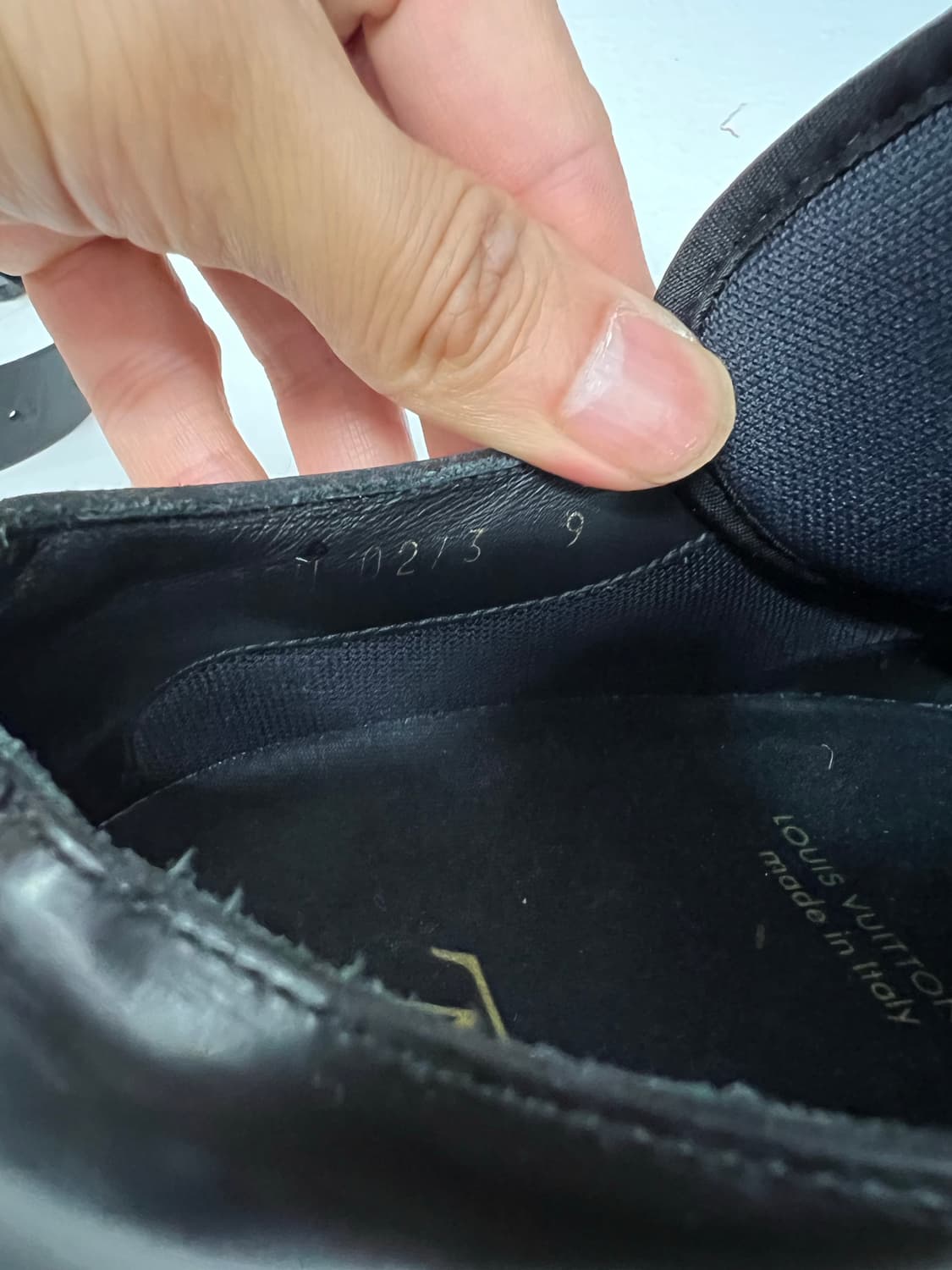 정품) 루이비통 LV로고 레더 레이스업 구두 9 상품이미지9
