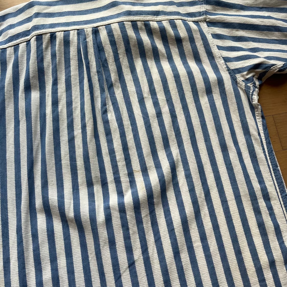 90년대 엘엘빈 쿨위브 스트라이프 반팔 셔츠 미국제조 USA 상품이미지10