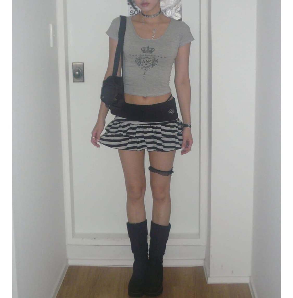 An5 slim tshirt grey 상품이미지1