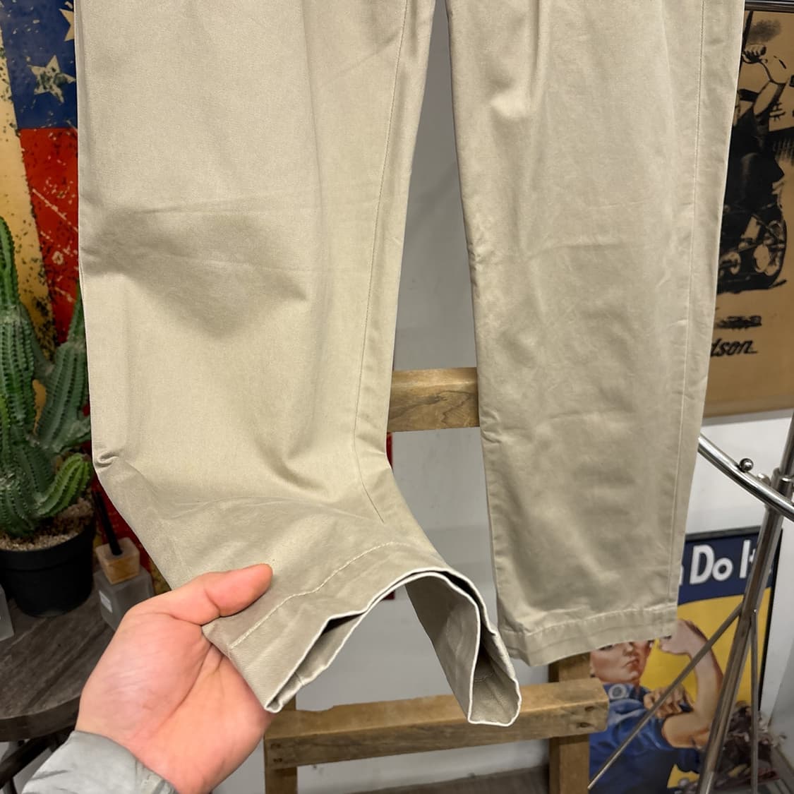 90s 폴로 랄프로렌 에단 와이드 스트레이트 치노팬츠 N944   상품이미지4