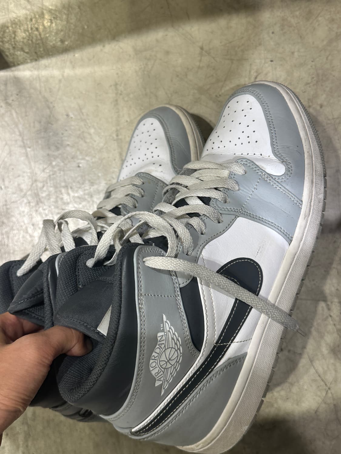 조던 미드 라이트 스모크 그레이 앤트러사이트 270 상품이미지2