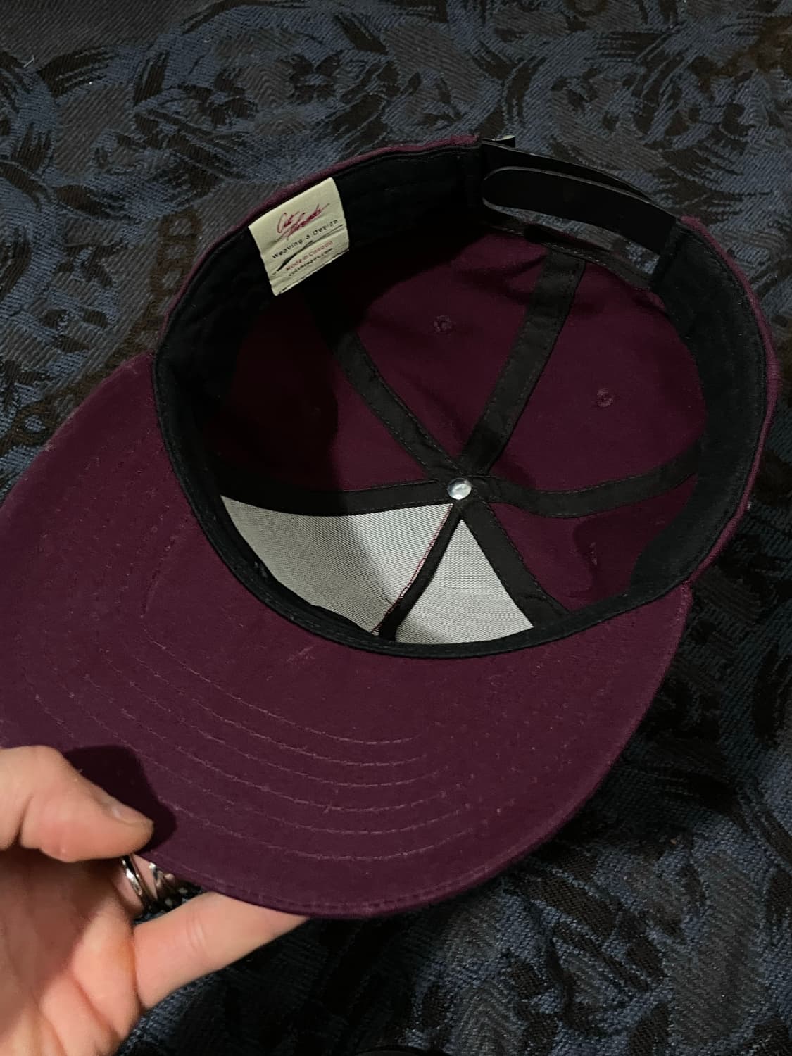 cut thread 자수 볼캡 상품이미지4