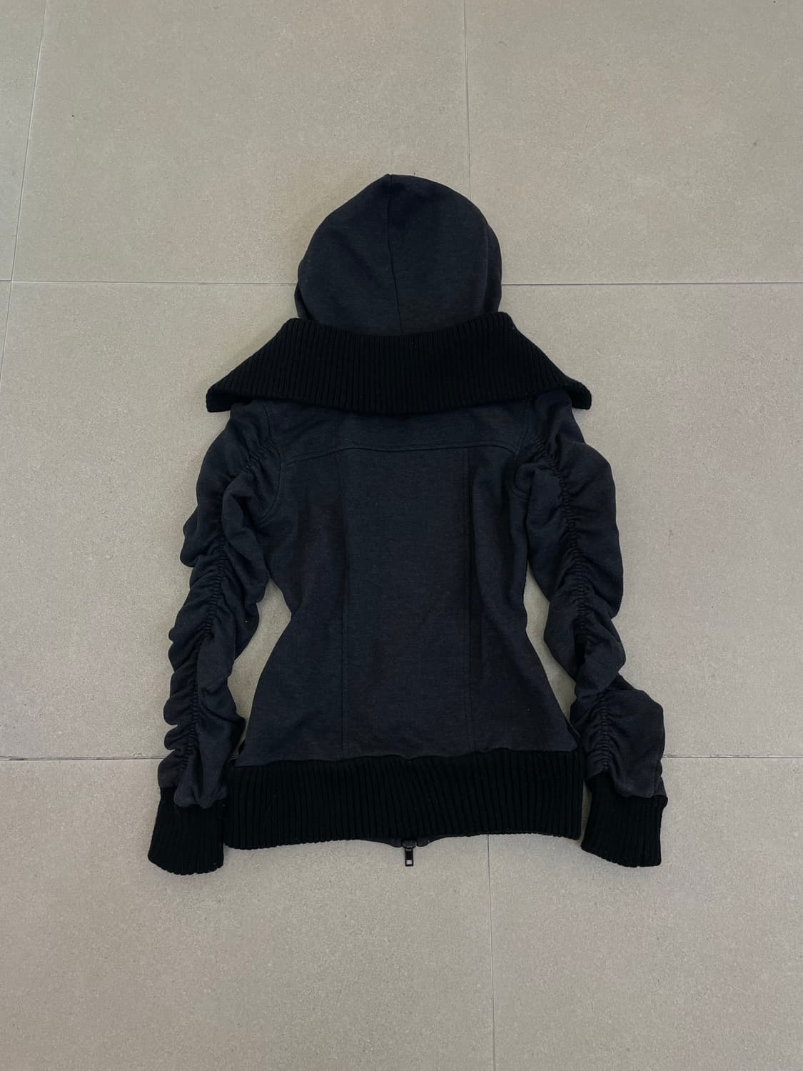 스터드 셔링 투웨이 후드집업 상품이미지7