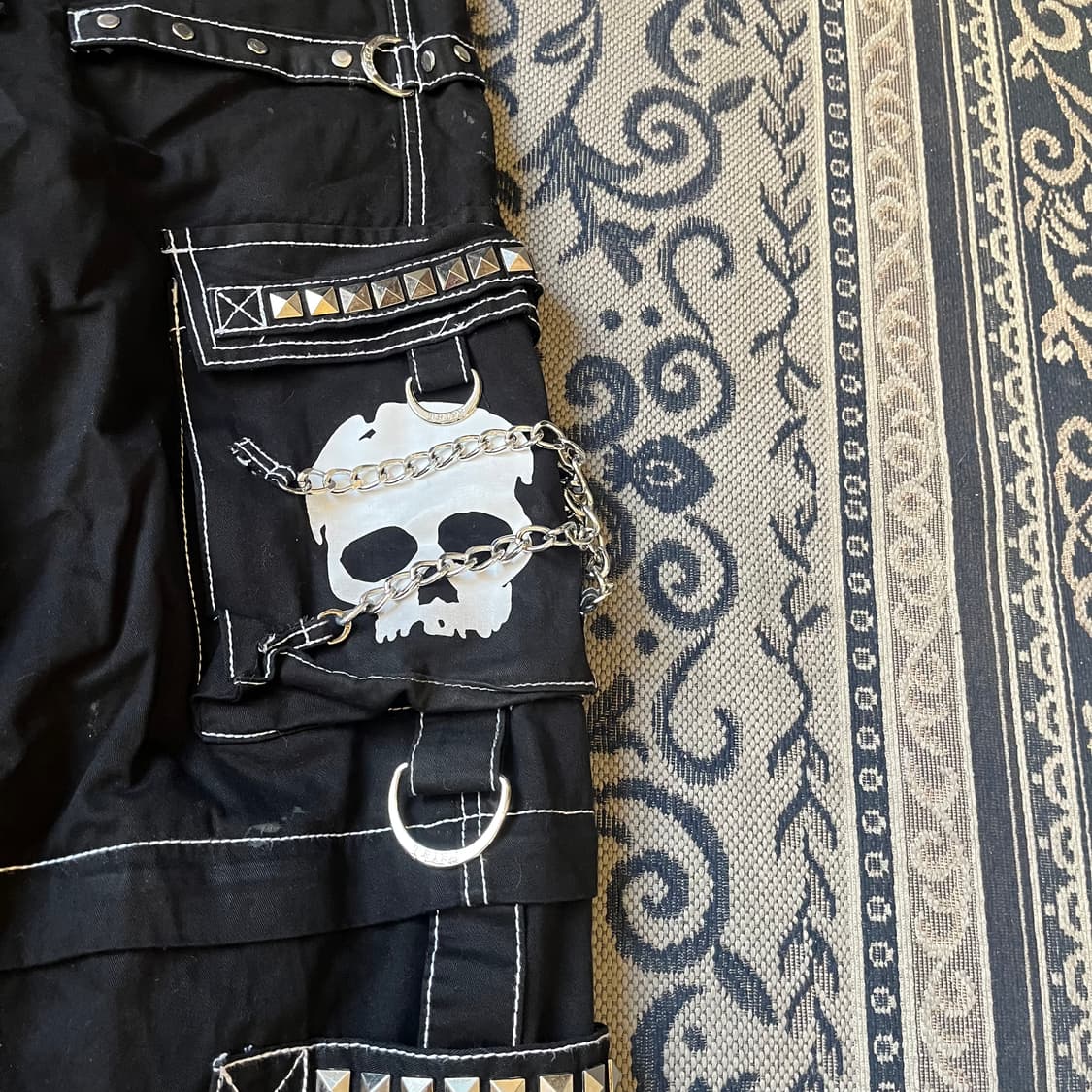 S TRIPP NYC 스컬 본디지 팬츠W2372 상품이미지2