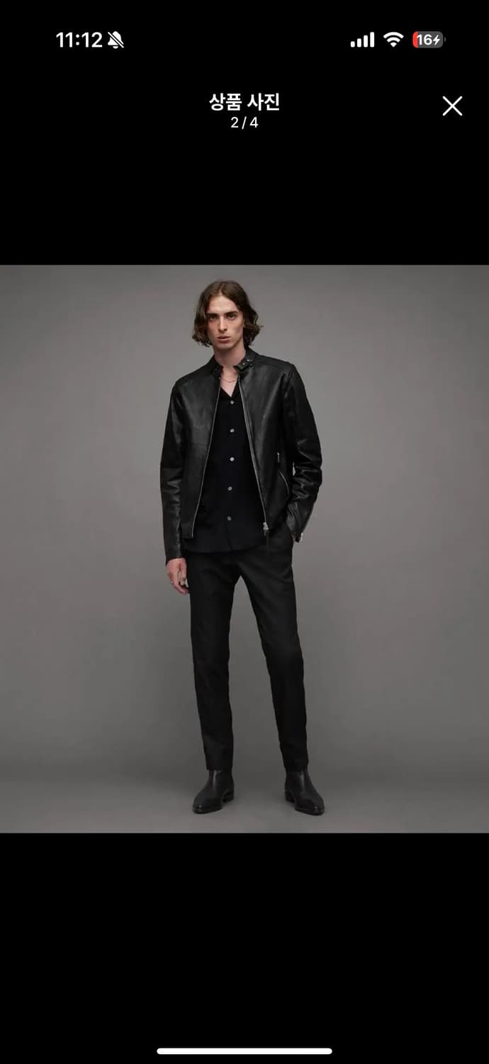 [구매] 올세인츠 코라 레더자켓L 상품이미지1