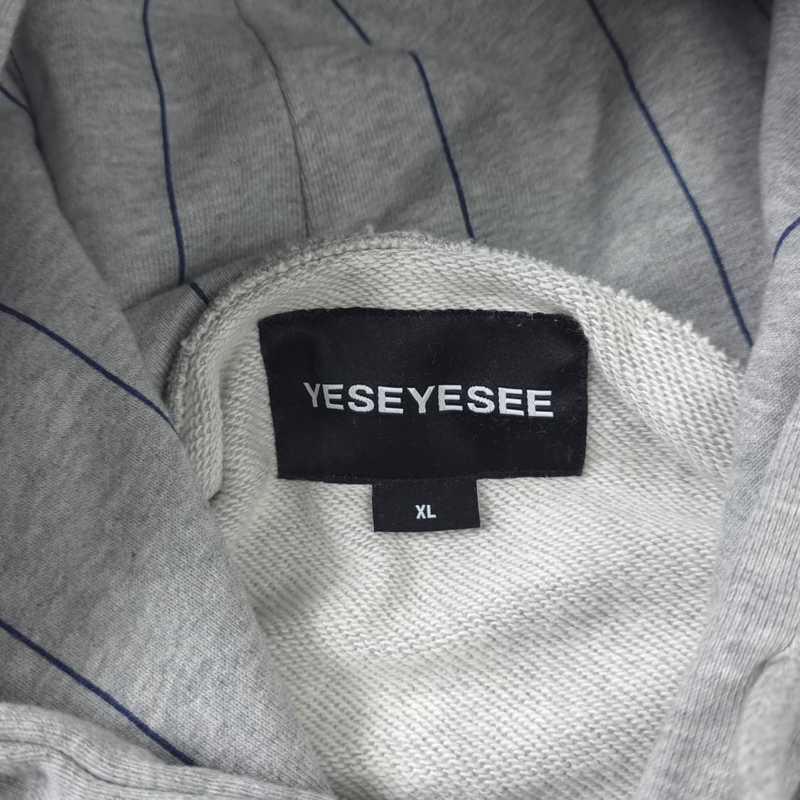 예스아이씨x한화이글스 코튼 후드티 그레이 (XL) 상품이미지5