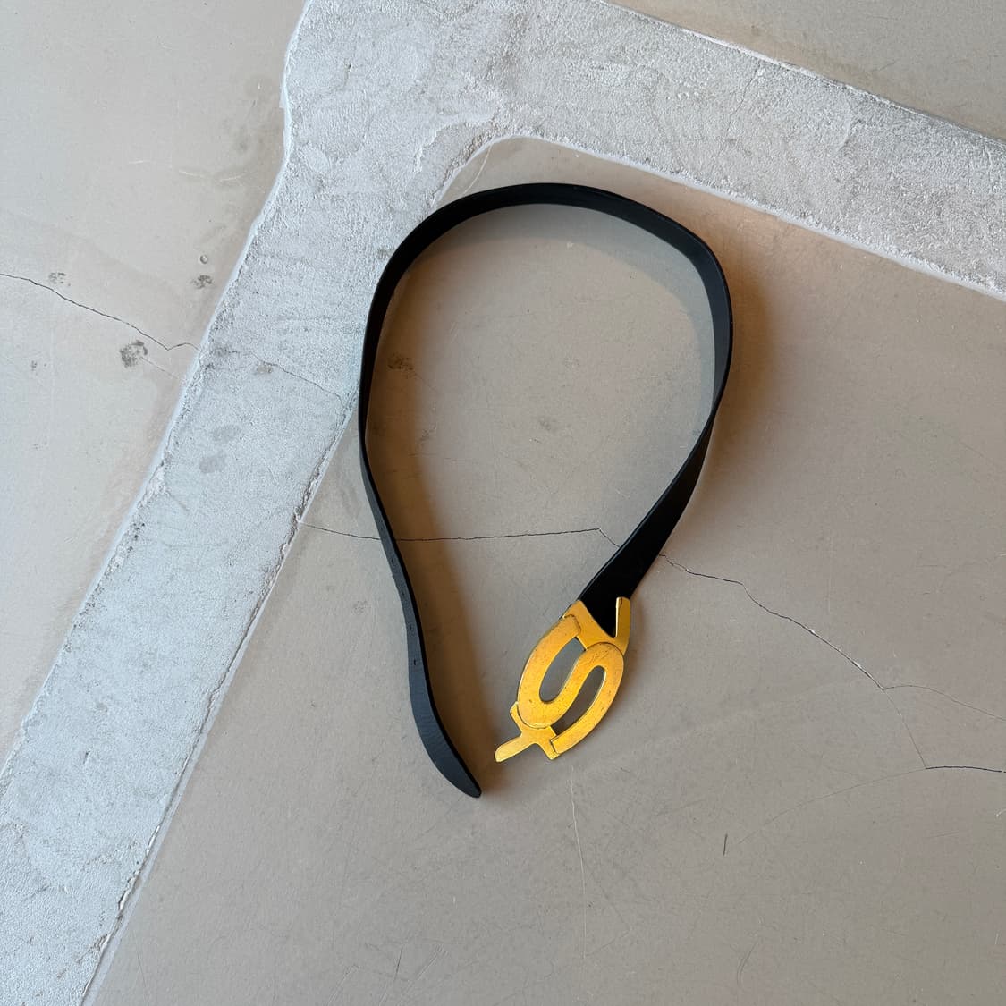 생로랑 골드 버클 벨트 상품이미지2