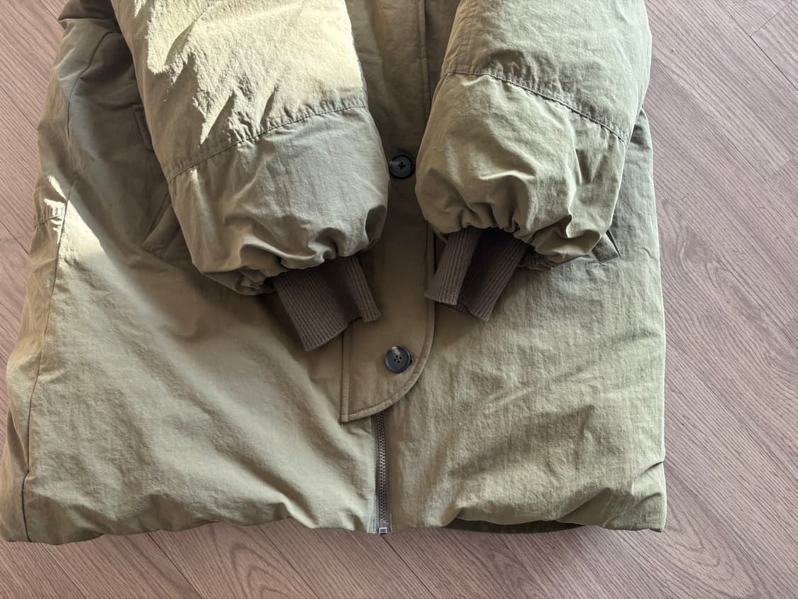 지컷 사가퍼 야상 구스다운 롱패딩 66 상품이미지8