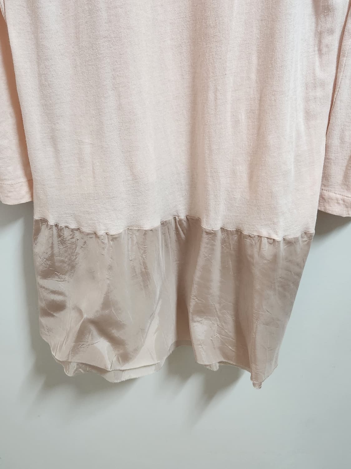 sacai luck cupro dress 사카이럭 핑크 긴소매 드레스 상품이미지3
